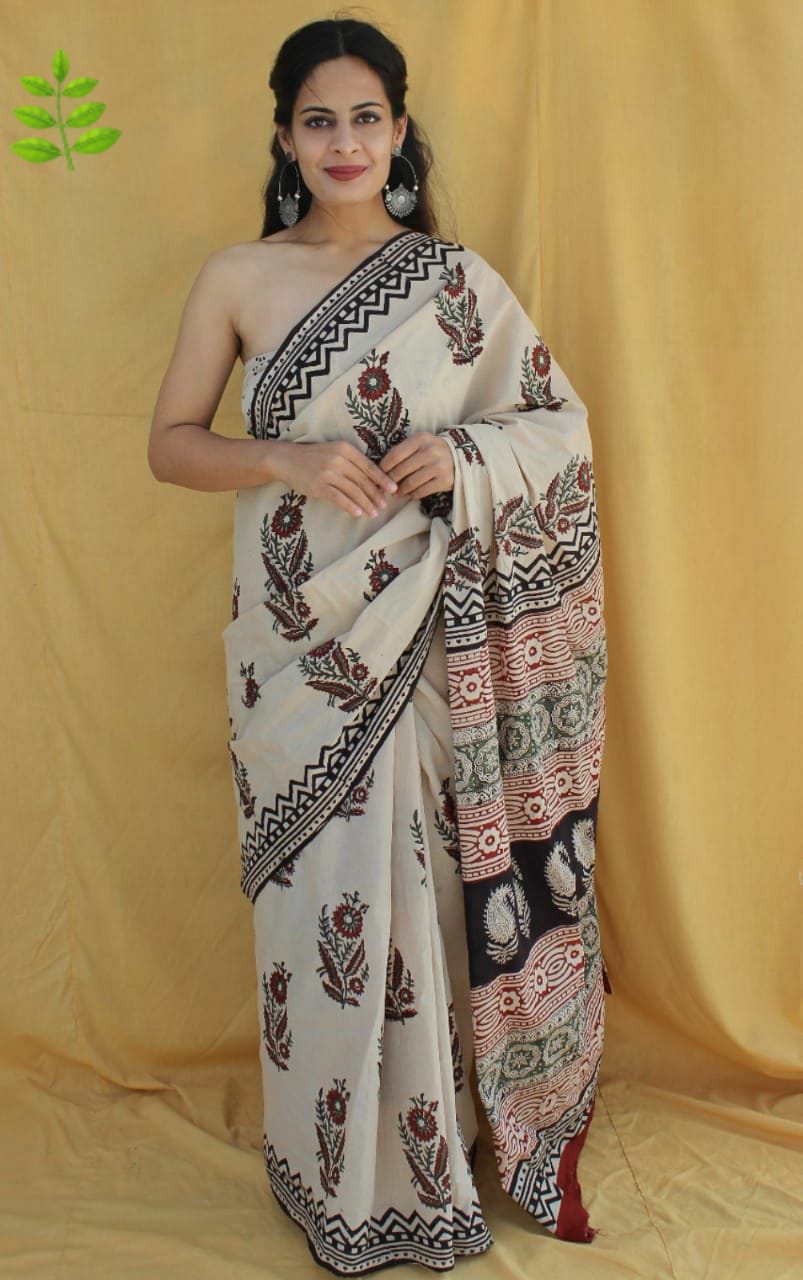 PREMIUM COTTON SAREE WITH BLOUSE PIECE
