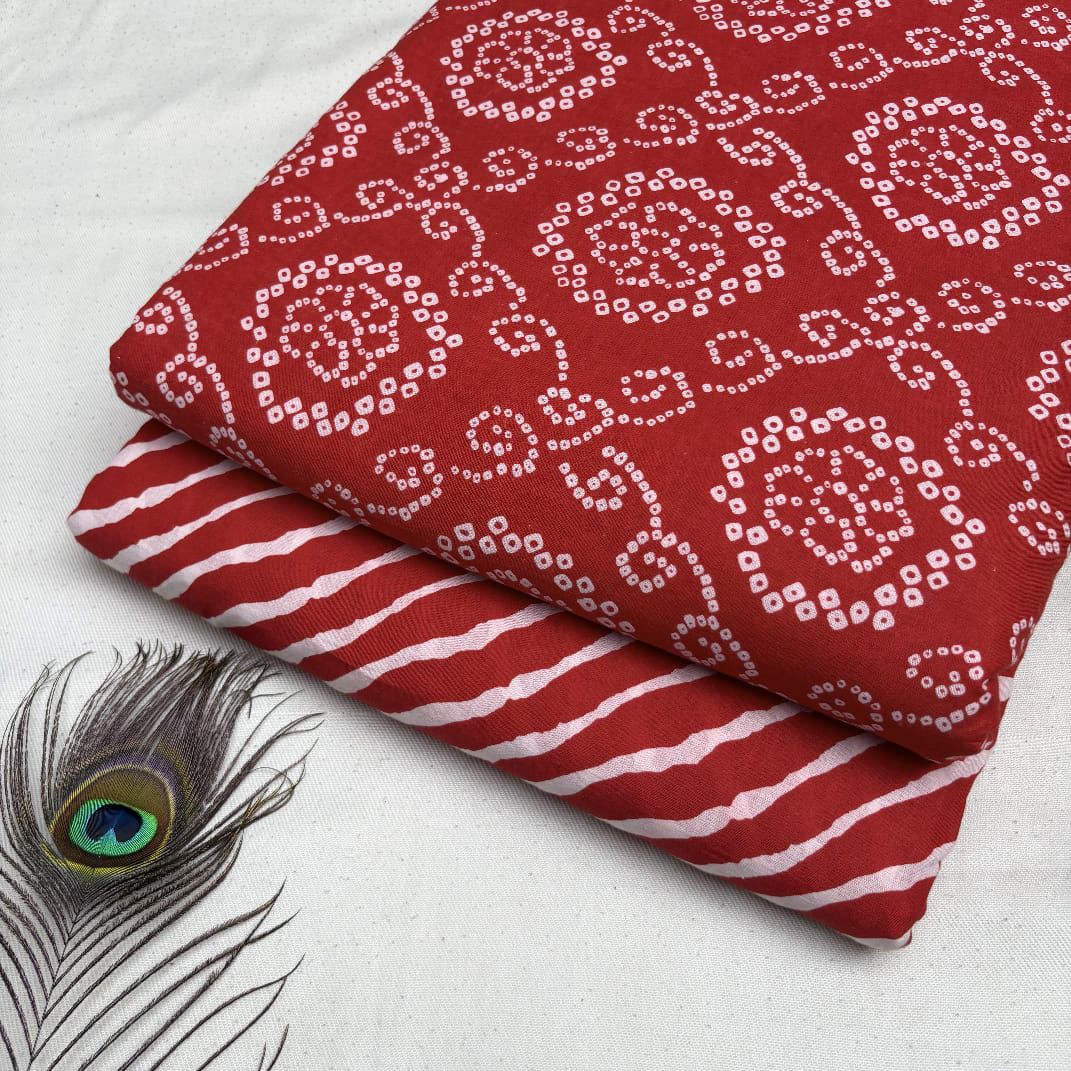 Elegant Hand Block Printed Cotton Top And Bottom Suit Sets