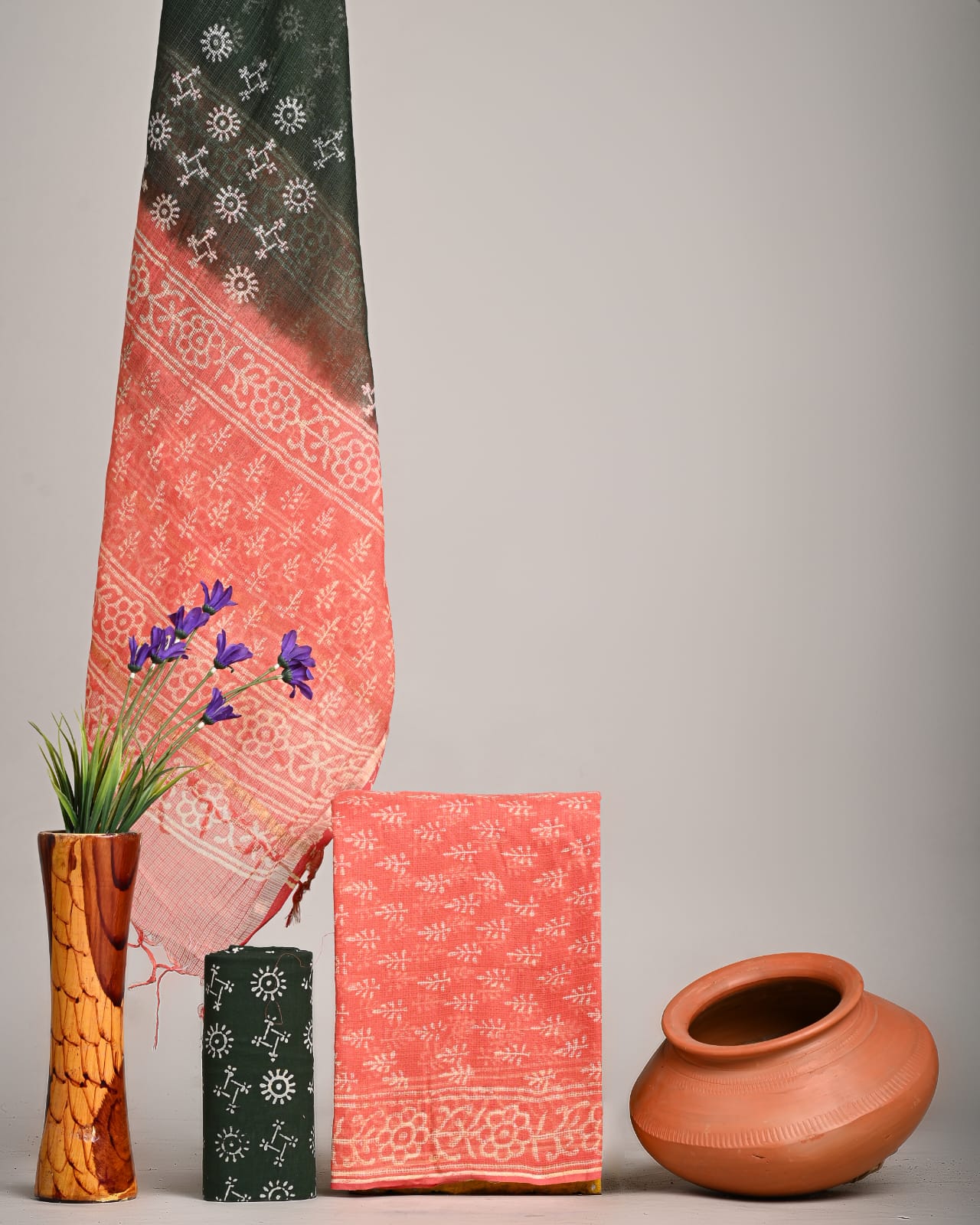 New exclusive traditional collection of Full Kota doriya Suits with kota doriya dupatta(KDSU46)