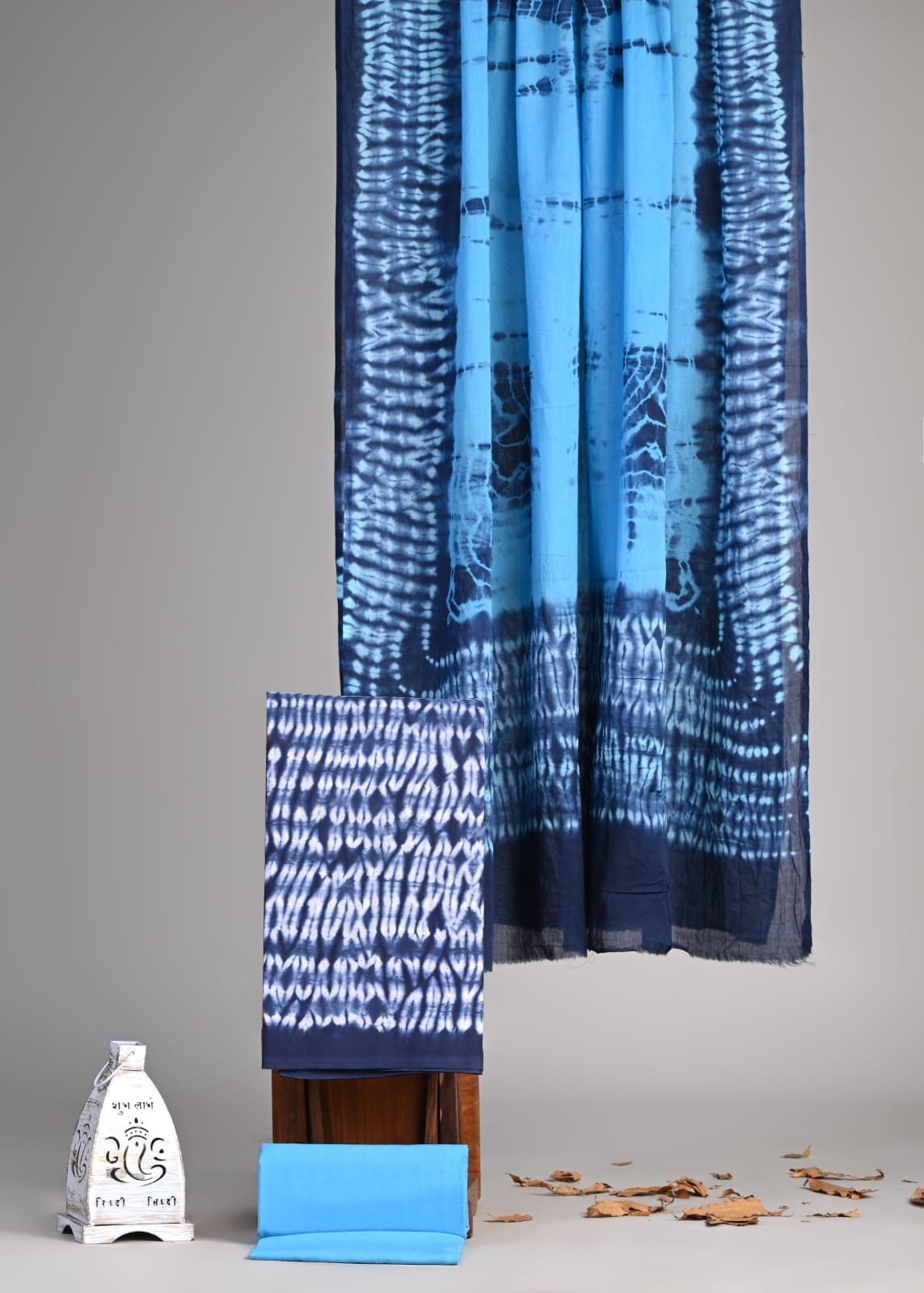 Exclusive Hand Block Cotton Suit With Cotton Dupatta(VKCOT65)