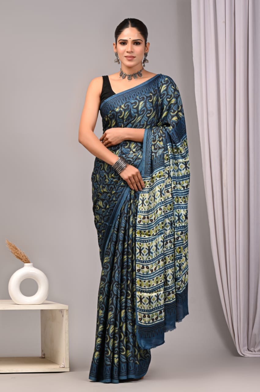 PREMIUM MODAL SILK SAREE WITH BLOUSE PIECE