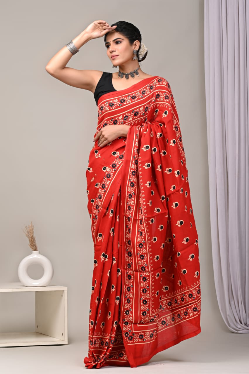 PREMIUM MODAL SILK SAREE WITH BLOUSE PIECE