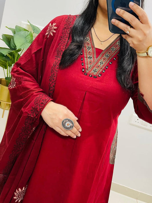 *Simple yet elegant This is how we describe our latest launch a Cotton set fits well for a day event in the every season