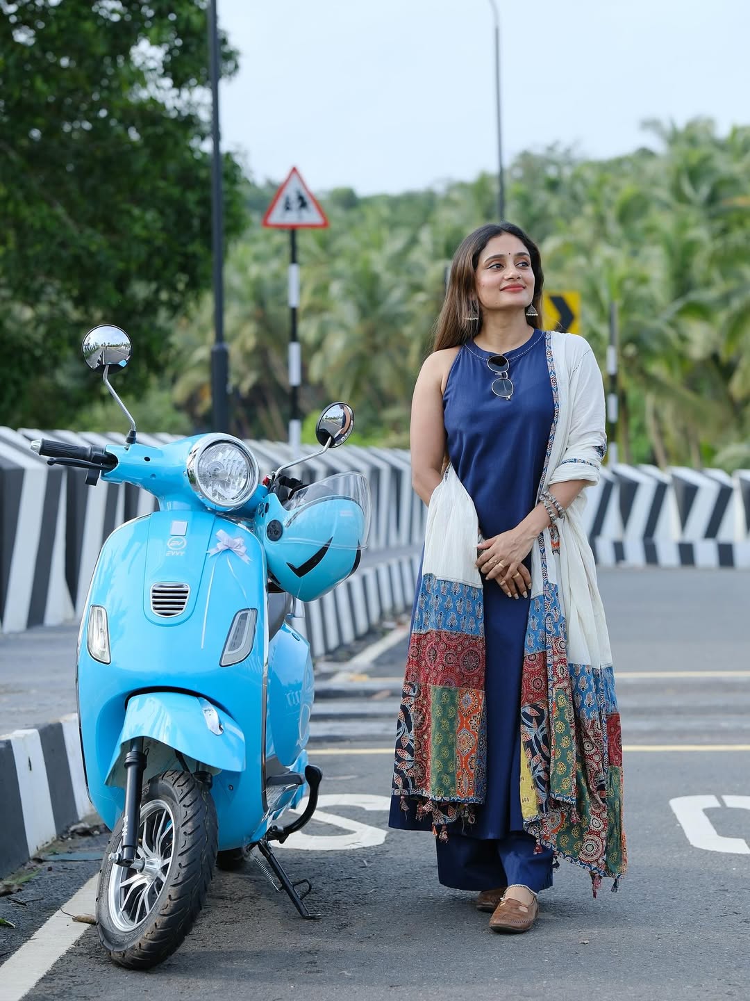 PURE HANDLOOM A LINE KURTI WITH BOTH SIDES POCKETS