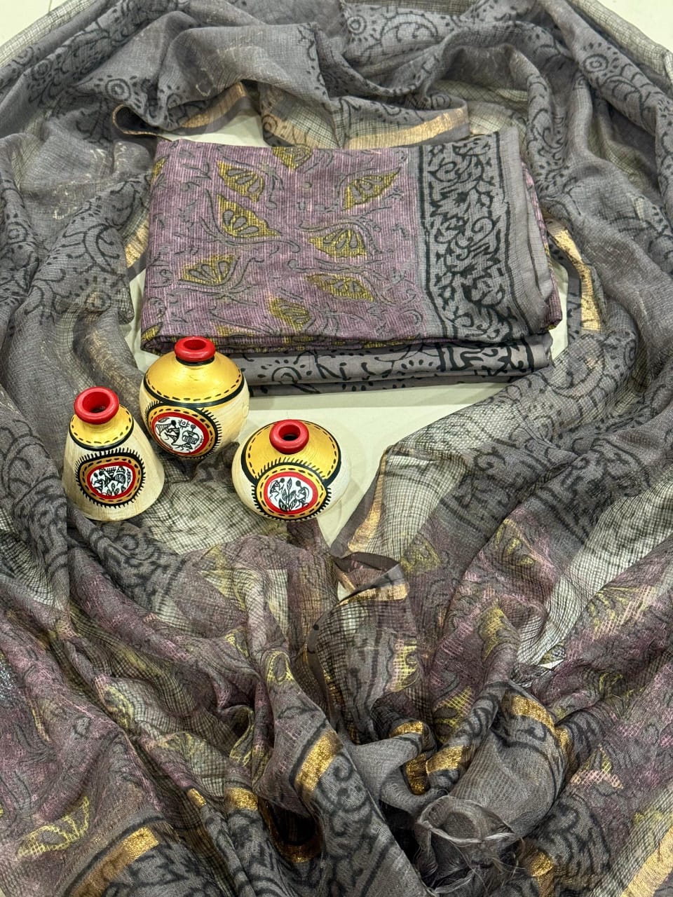 New exclusive traditional collection of Full Kota doriya Suits with kota doriya dupatta(KDSU60)