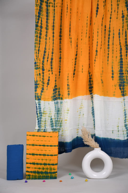 Exclusive Hand Block Cotton Suit With Cotton Dupatta