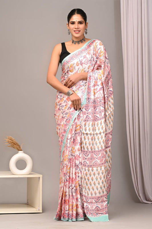 PREMIUM MODAL SILK SAREE WITH BLOUSE PIECE