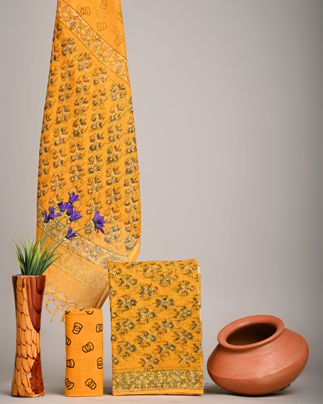 New exclusive traditional collection of Full Kota doriya Suits with kota doriya dupatta(KDSU15)
