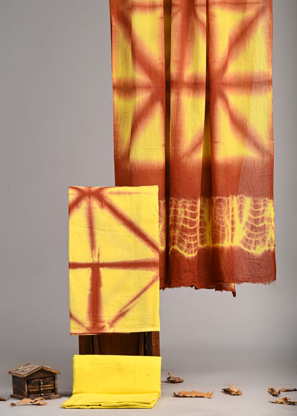 Exclusive Hand Block Cotton Suit With Cotton Dupatta(VKCOT36)