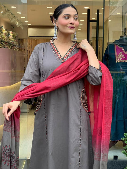 *Simple yet elegant This is how we describe our latest launch a Cotton set fits well for a day event in the every season