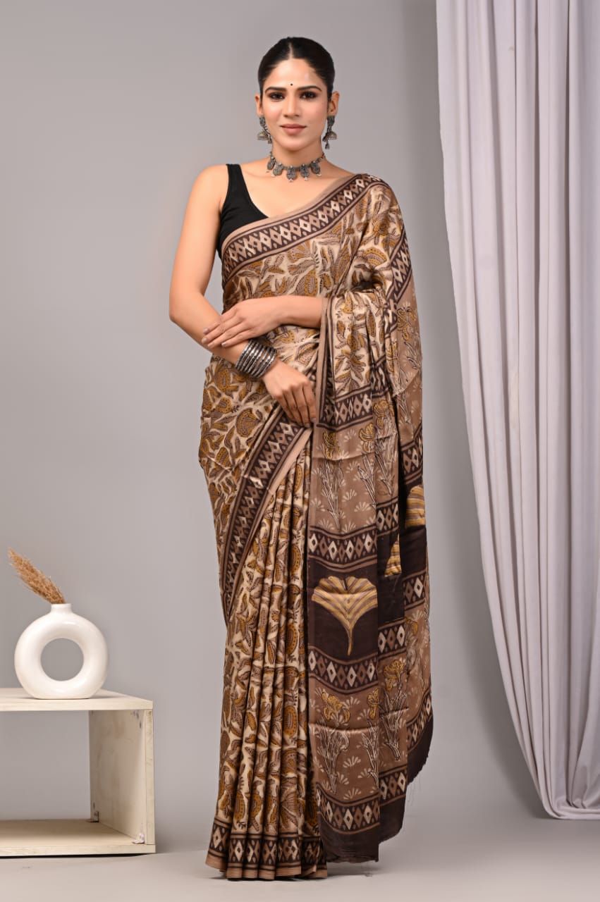 PREMIUM MODAL SILK SAREE WITH BLOUSE PIECE