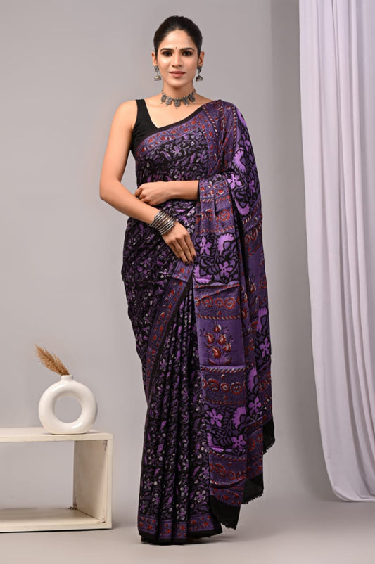 PREMIUM MODAL SILK SAREE WITH BLOUSE PIECE