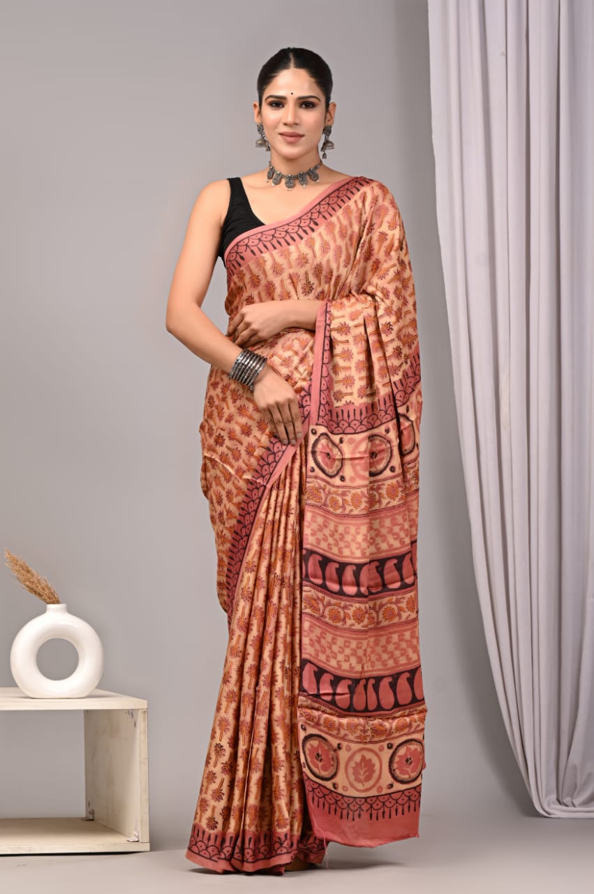 PREMIUM MODAL SILK SAREE WITH BLOUSE PIECE