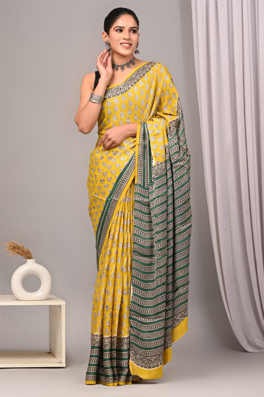 PREMIUM MODAL SILK SAREE WITH BLOUSE PIECE