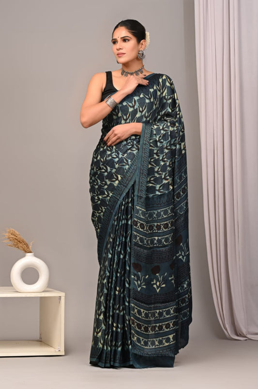 PREMIUM MODAL SILK SAREE WITH BLOUSE PIECE