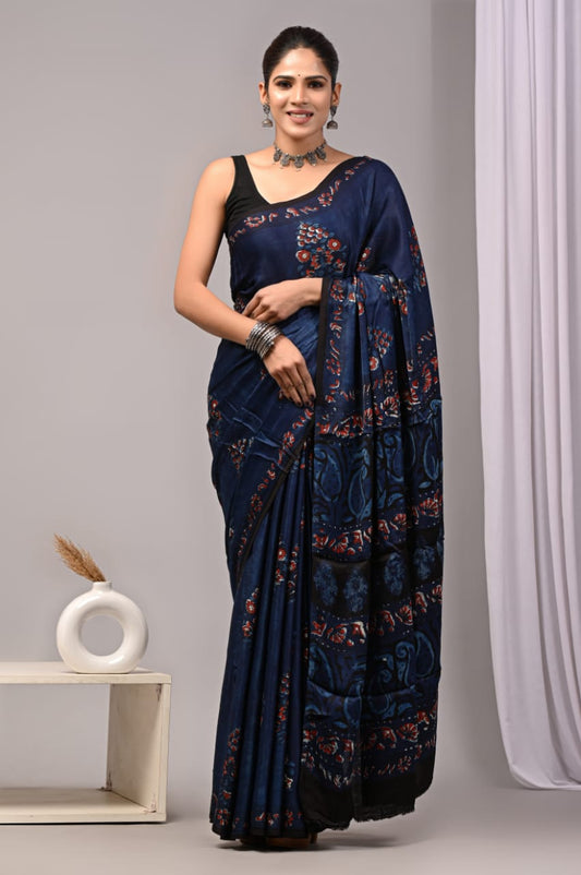 PREMIUM MODAL SILK SAREE WITH BLOUSE PIECE