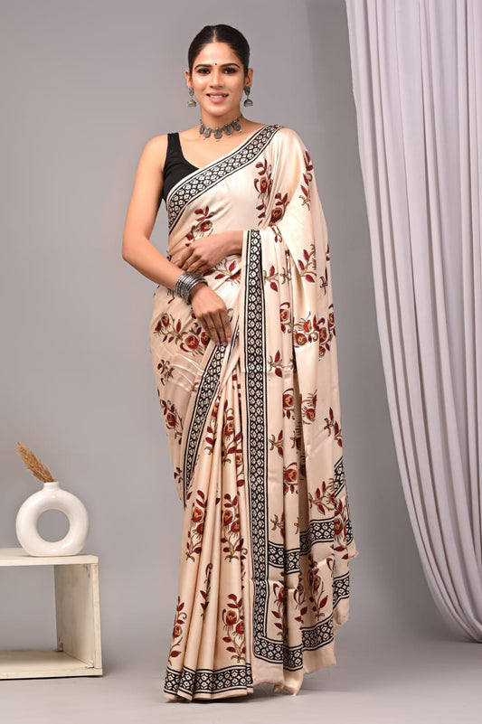 PREMIUM MODAL SILK SAREE WITH BLOUSE PIECE