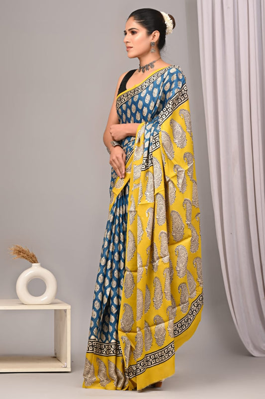 PREMIUM MODAL SILK SAREE WITH BLOUSE PIECE