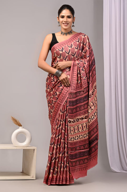 PREMIUM MODAL SILK SAREE WITH BLOUSE PIECE