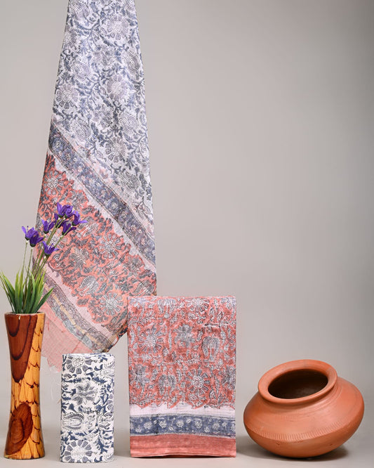 New exclusive traditional collection of Full Kota doriya Suits with kota doriya dupatta(KDSU10)
