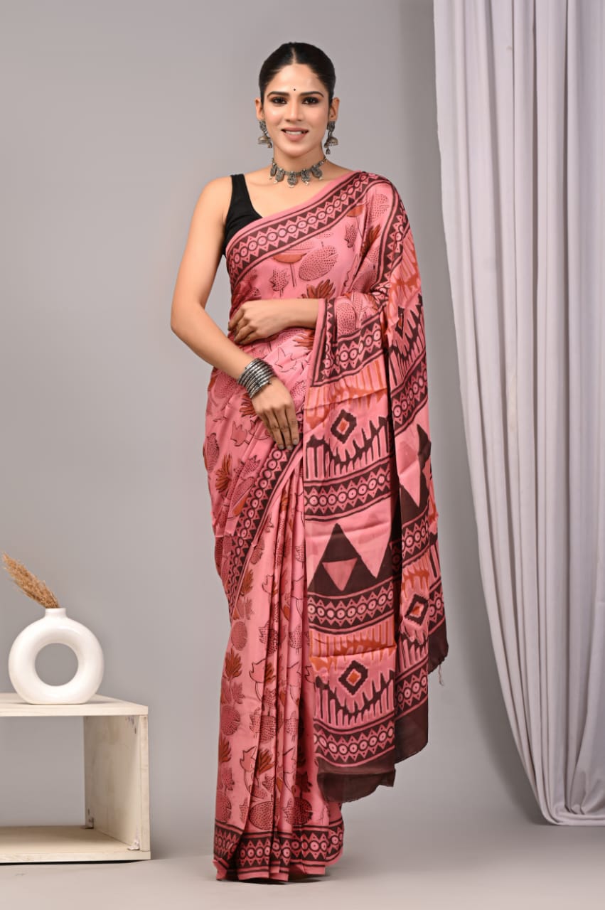 PREMIUM MODAL SILK SAREE WITH BLOUSE PIECE