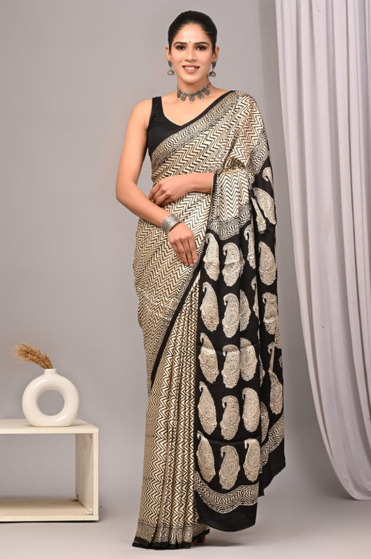 PREMIUM MODAL SILK SAREE WITH BLOUSE PIECE