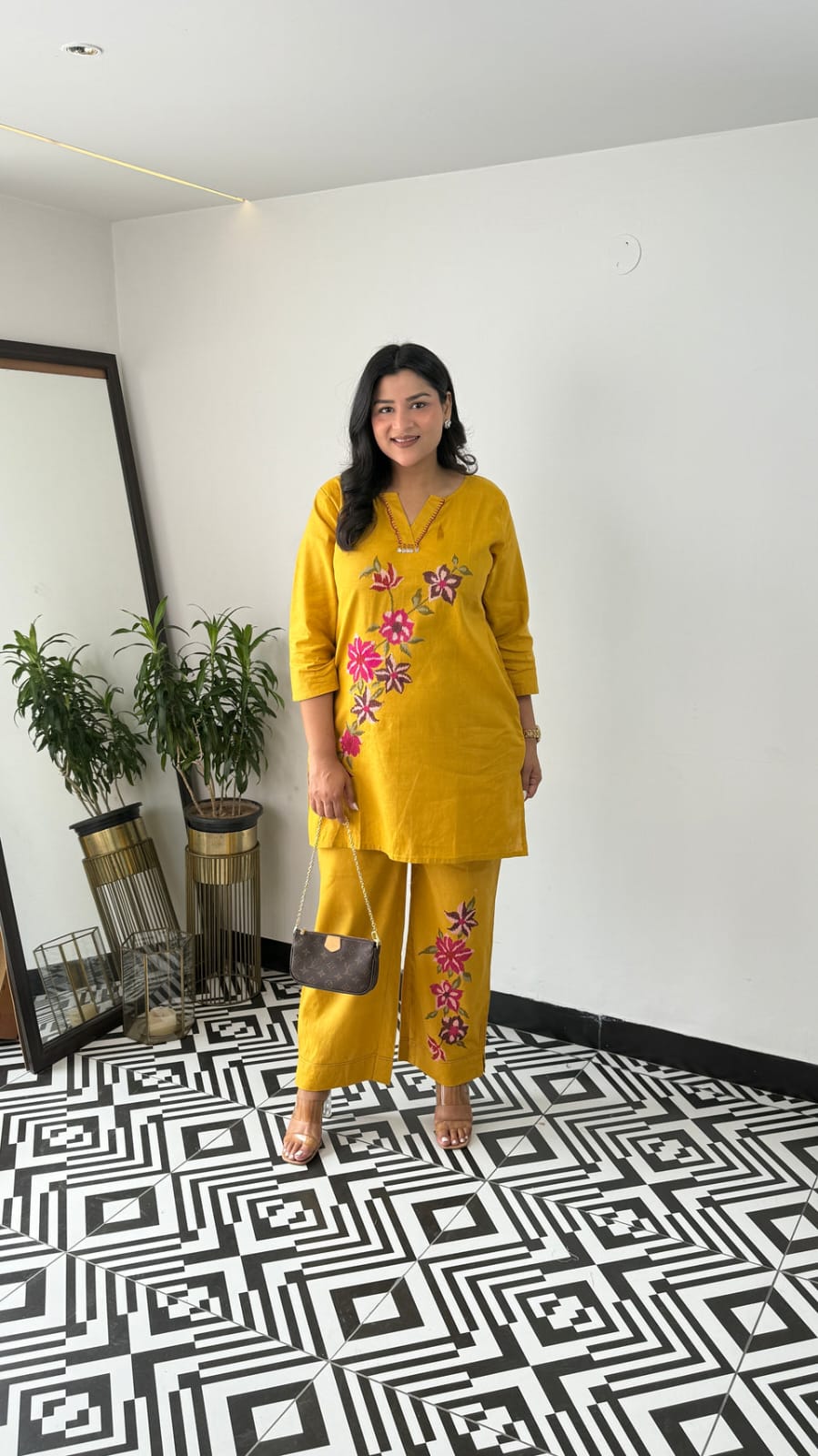 Sky Embroidered Co-ord Set