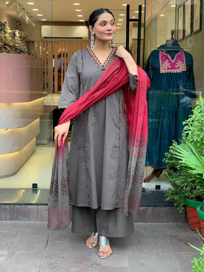 *Simple yet elegant This is how we describe our latest launch a Cotton set fits well for a day event in the every season