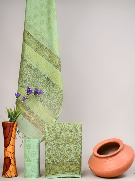 New exclusive traditional collection of Full Kota doriya Suits with kota doriya dupatta(KDSU06)