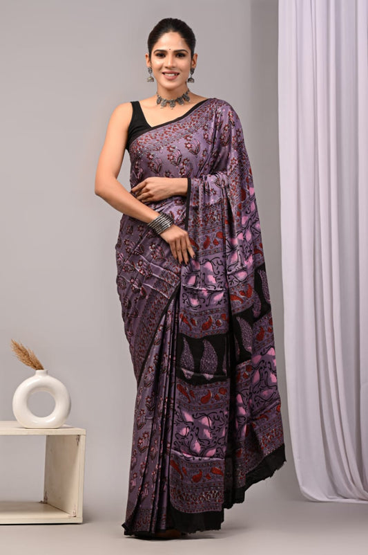 PREMIUM MODAL SILK SAREE WITH BLOUSE PIECE