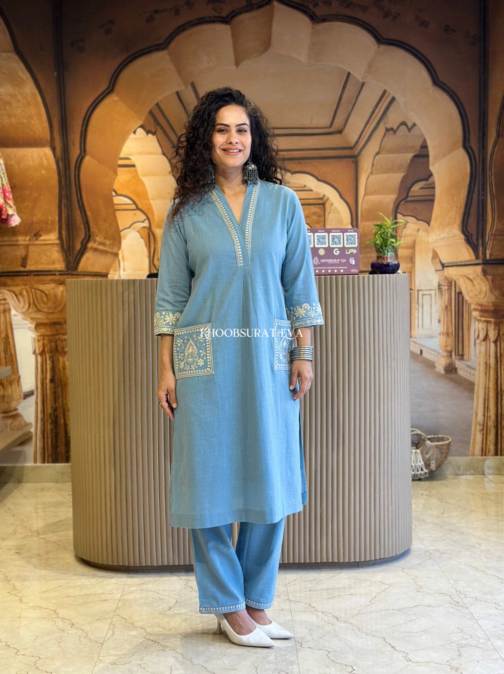 A beautiful Kurti Pant set