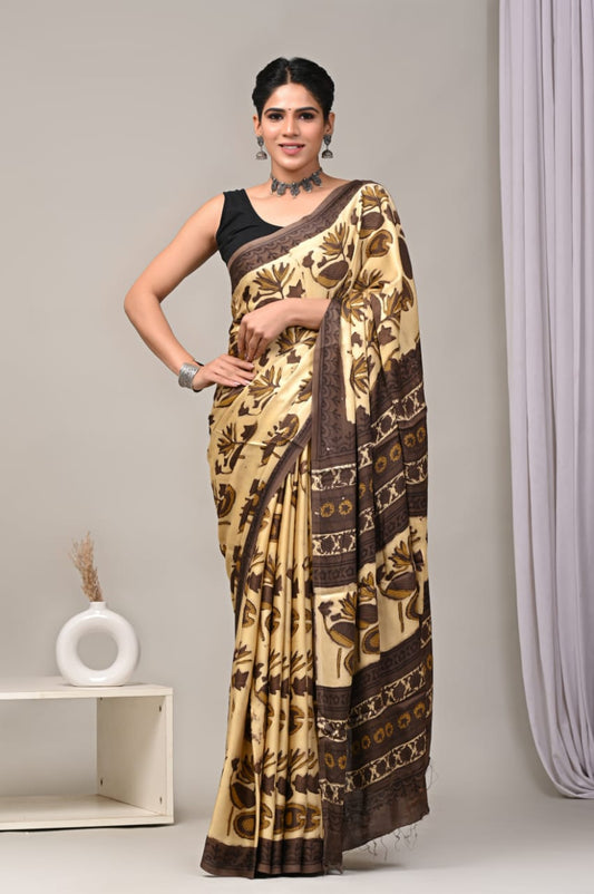 PREMIUM MODAL SILK SAREE WITH BLOUSE PIECE