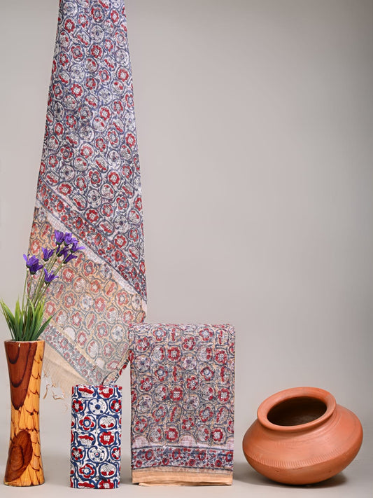 New exclusive traditional collection of Full Kota doriya Suits with kota doriya dupatta(KDSU07)