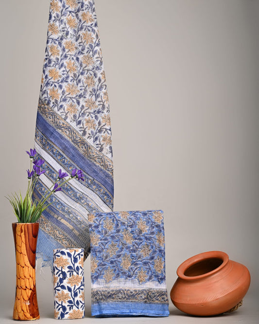 New exclusive traditional collection of Full Kota doriya Suits with kota doriya dupatta(KDSU33)
