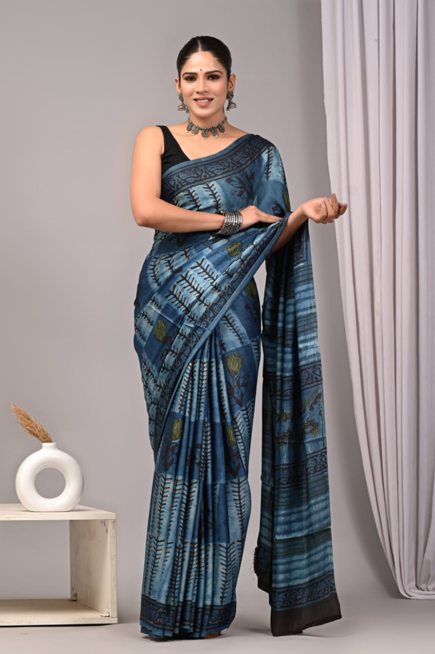 PREMIUM MODAL SILK SAREE WITH BLOUSE PIECE