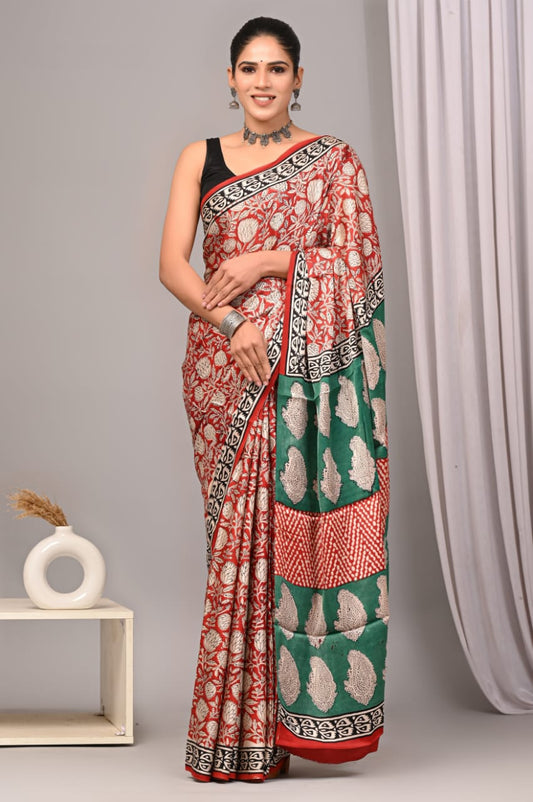 PREMIUM MODAL SILK SAREE WITH BLOUSE PIECE