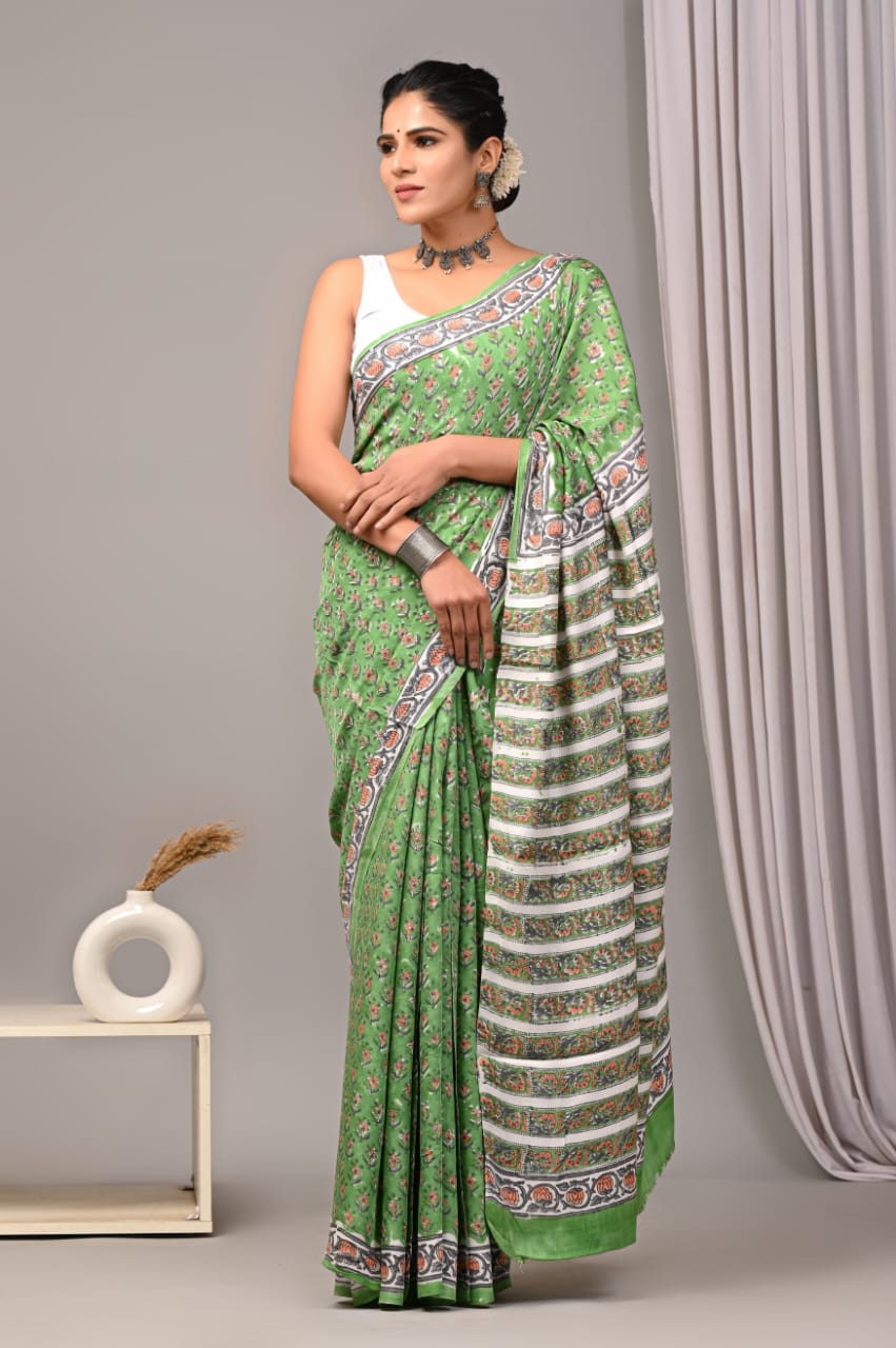 PREMIUM MODAL SILK SAREE WITH BLOUSE PIECE